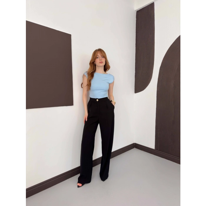 Sırt Dekolteli Bluz Bebemavisi