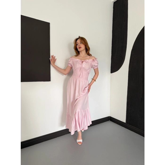 Bel Gipeli  Aerobin Elbise Pembe