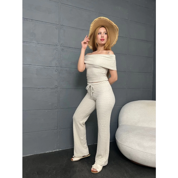 Bürümcük Madonna Takım Bej