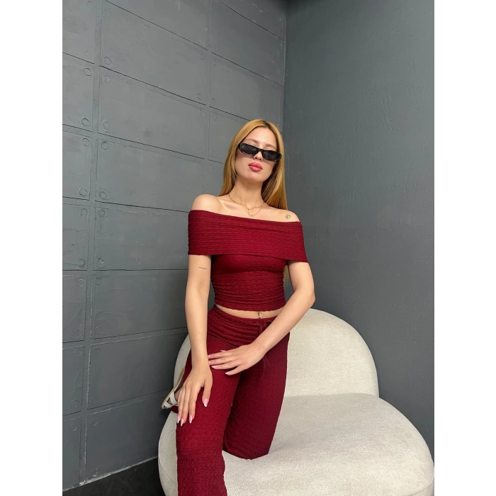 Bürümcük Madonna Takım Kırmızı
