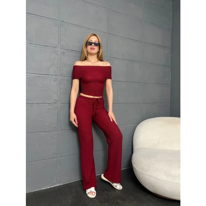 Bürümcük Madonna Takım Kırmızı