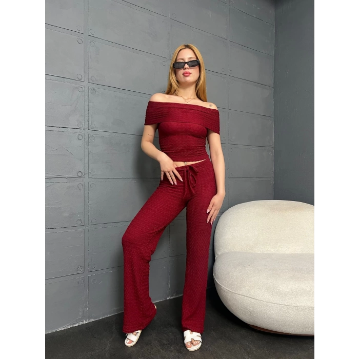 Bürümcük Madonna Takım Kırmızı