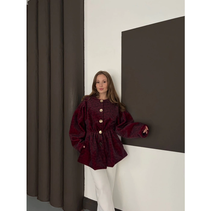 Grace Yumoş Kaban Bordo