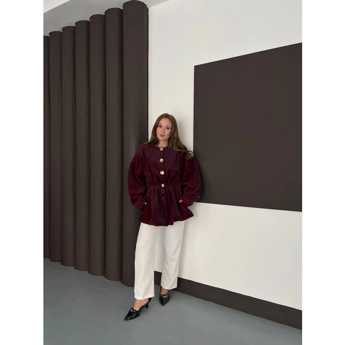 Grace Yumoş Kaban Bordo