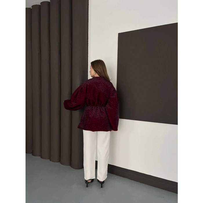 Grace Yumoş Kaban Bordo