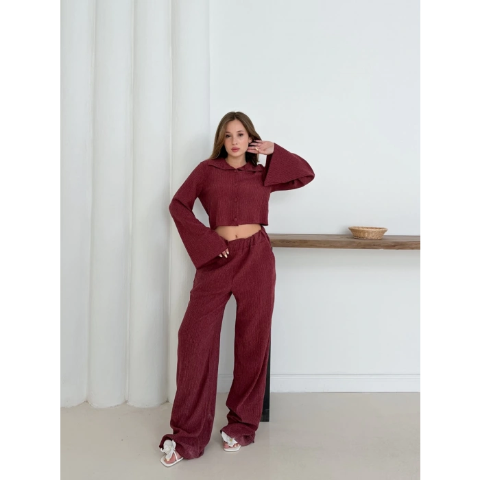 İkili Olive Dream Takım Bordo