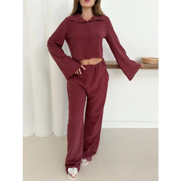 İkili Olive Dream Takım Bordo