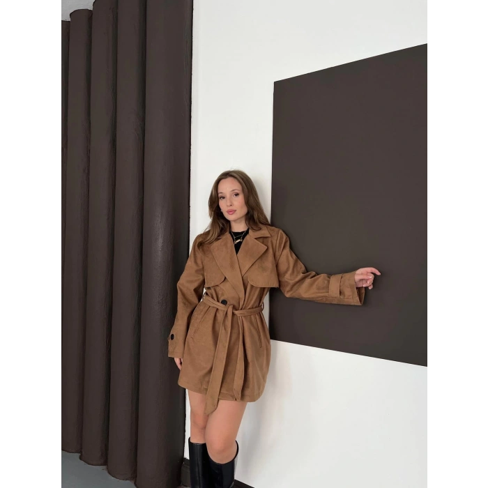 Kol Manteşli Nubuk Kaban Taba