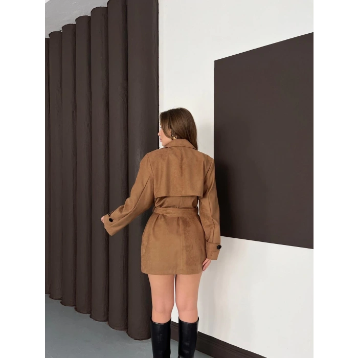 Kol Manteşli Nubuk Kaban Taba