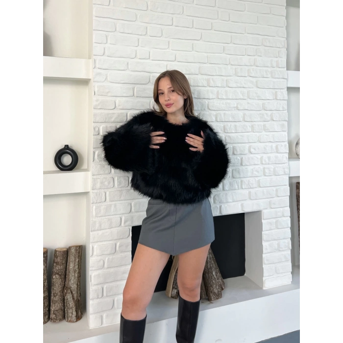 Peluş Kumaş Sweet Siyah