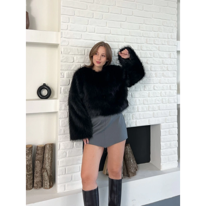 Peluş Kumaş Sweet Siyah