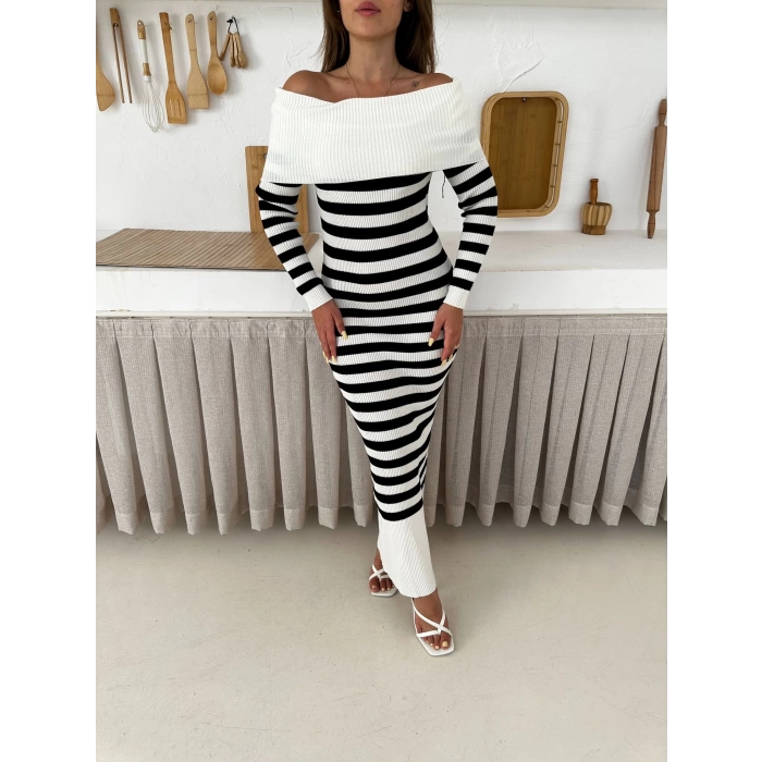 Madonna Yaka Elegant Lines Beyaz