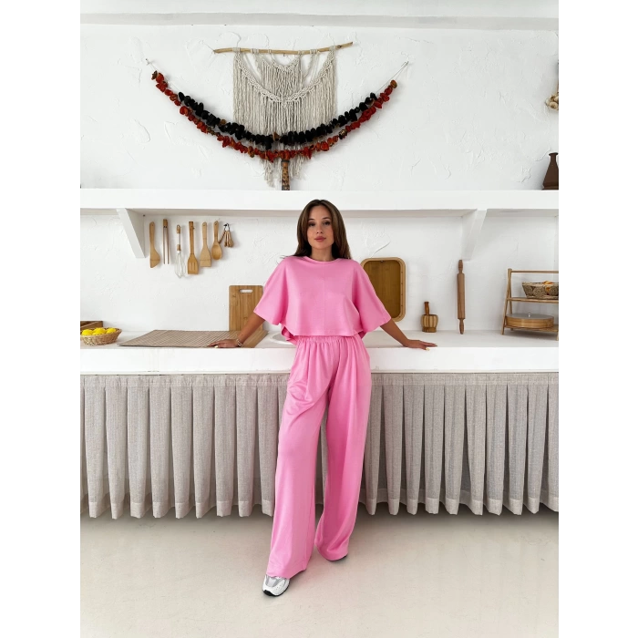 Modal kumaş İkili Takım Pembe