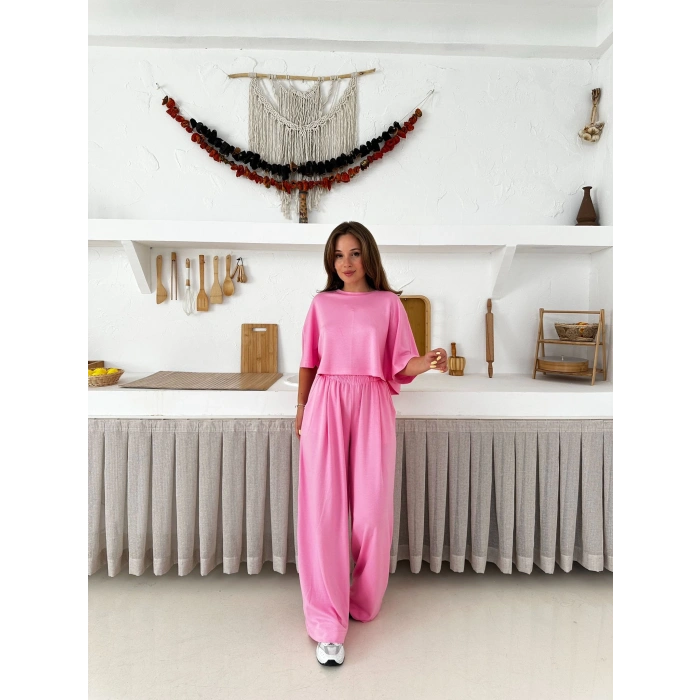 Modal kumaş İkili Takım Pembe