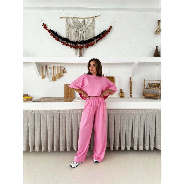Modal kumaş İkili Takım Pembe