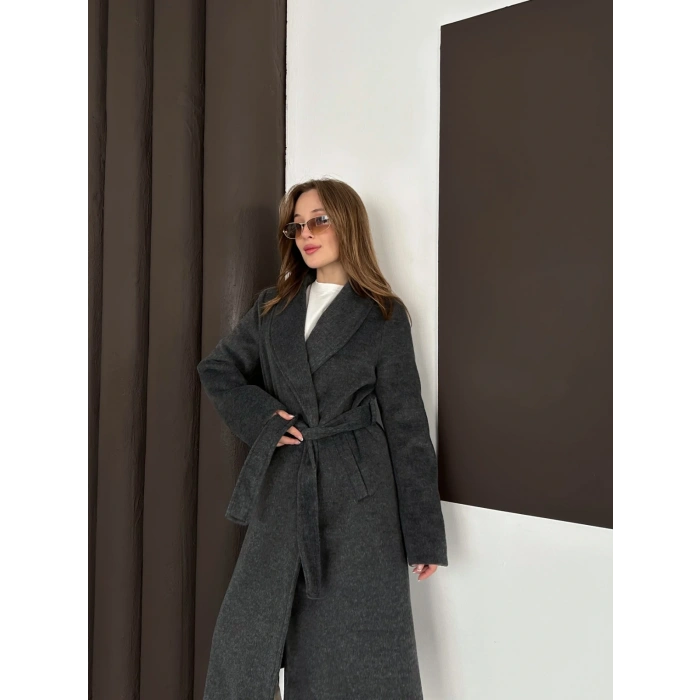 Moskov Kumaş Kuşaklı Kaban Antrasit