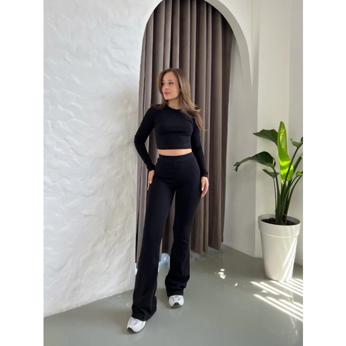 Parmak Geçirmeli Vibe Set Takım Siyah