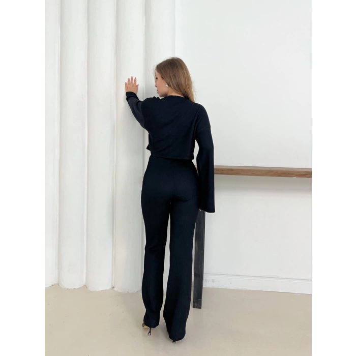 Rahat Kesim İkili Modal Takım Siyah
