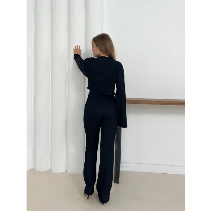 Rahat Kesim İkili Modal Takım Siyah