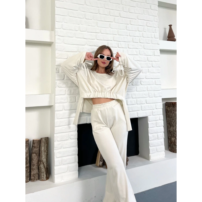 Tasarım İkili Set Ekru