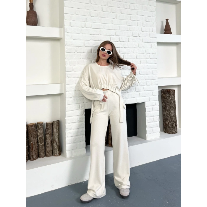 Tasarım İkili Set Ekru