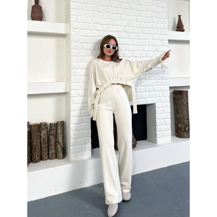 Tasarım İkili Set Ekru