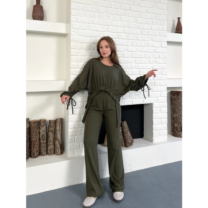 Tasarım İkili Set Haki