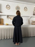 Elbise-Ceket Denim Takım Lacivert