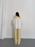 Oversize Tişörtlü Candy Mood Takım Sarı