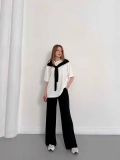 Oversize Tişörtlü Candy Mood Takım Siyah
