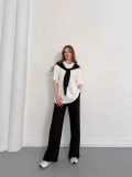 Oversize Tişörtlü Candy Mood Takım Siyah