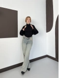 Bolero Detaylı Triko Takım Siyah