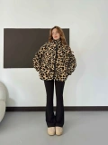 Desenli Peluş Polar Leopar