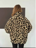 Desenli Peluş Polar Leopar