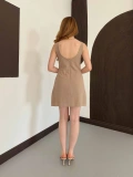 Ham Keten Basic Elbise Vizon