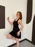 Kare Yaka Boyundan Bağlamalı Mini Çan Elbise Siyah