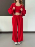 Modal Viral Üçlü Takım Kırmızı