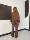 Paraşüt Bomber Ceket-Pantolon Takım Kahve