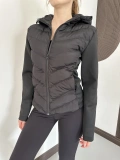 Range Kapüşonlu Şişme Mont Siyah
