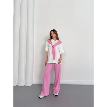 Oversize Tişörtlü Candy Mood Takım