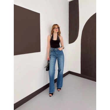 Dantel Detaylı Boyundan Bağlamalı Zıbın Siyah