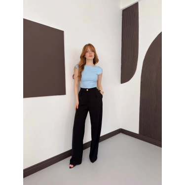 Sırt Dekolteli Bluz Bebemavisi