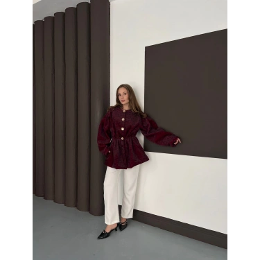 Grace Yumoş Kaban Bordo