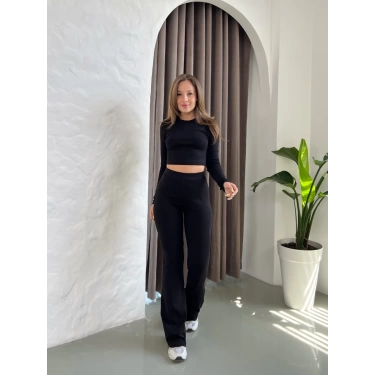 Parmak Geçirmeli Vibe Set Takım Siyah