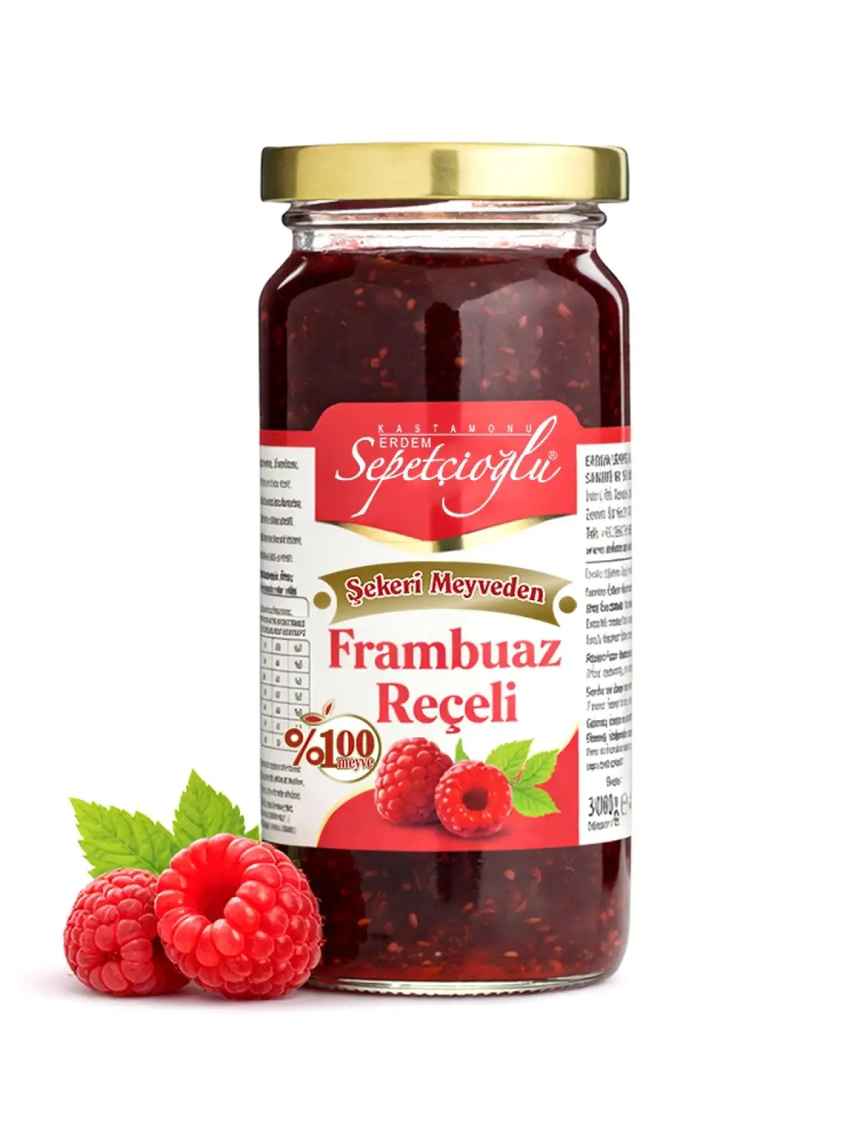 Frambuaz Reçeli 300G (Şeker İlavesiz)