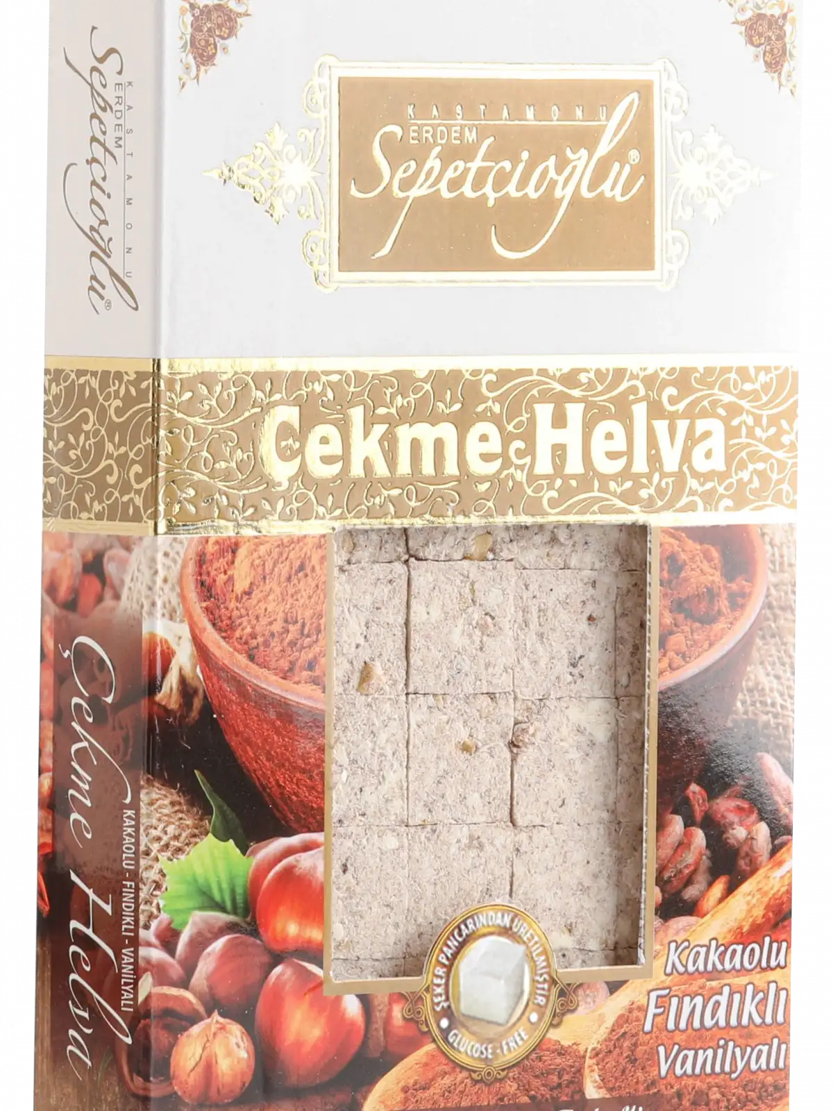 Kakaolu Fındıklı Vanilyanlı Çekme Helva 280G