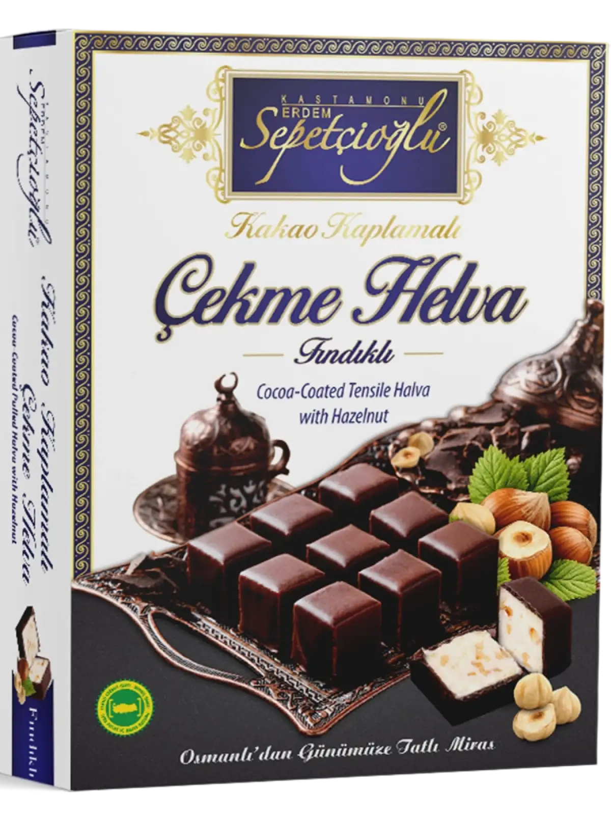 Kakao Kaplamalı Fındıklı Çekme Helva 800G