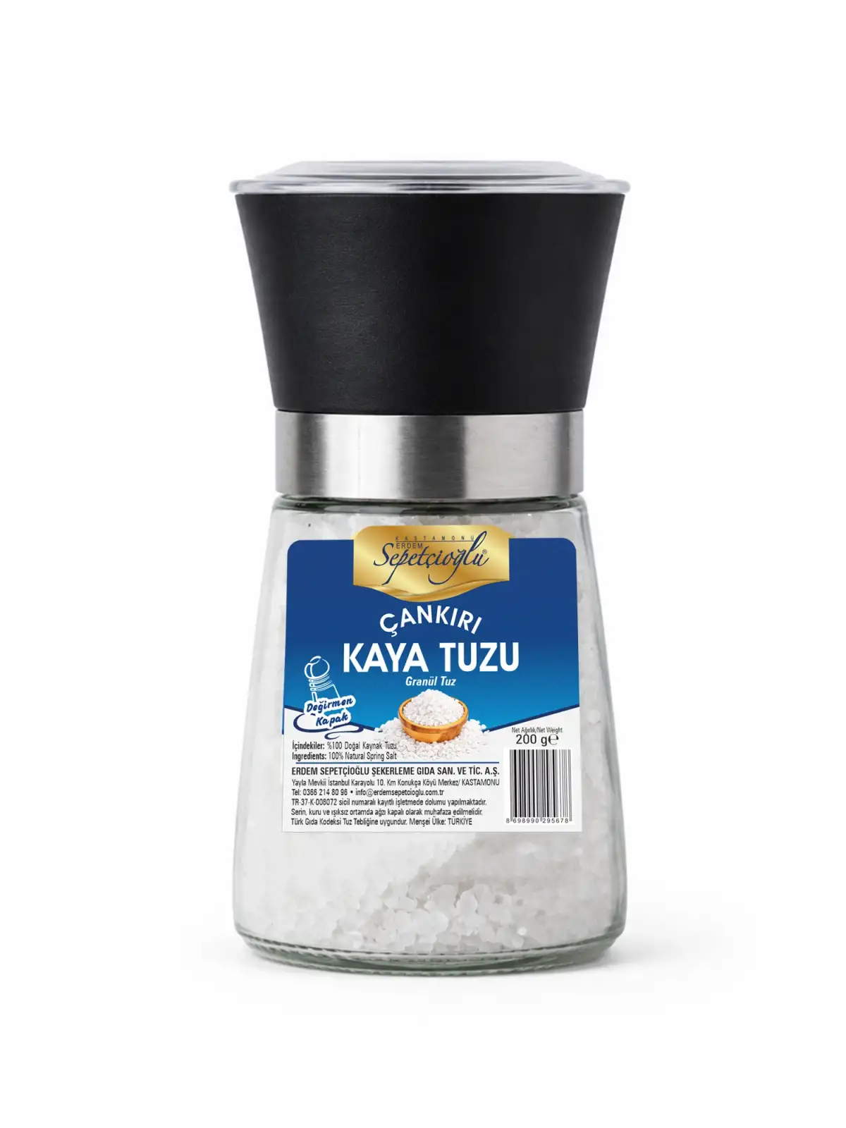 Kaya Tuzu (Granül) - Değirmen Kapak 200G