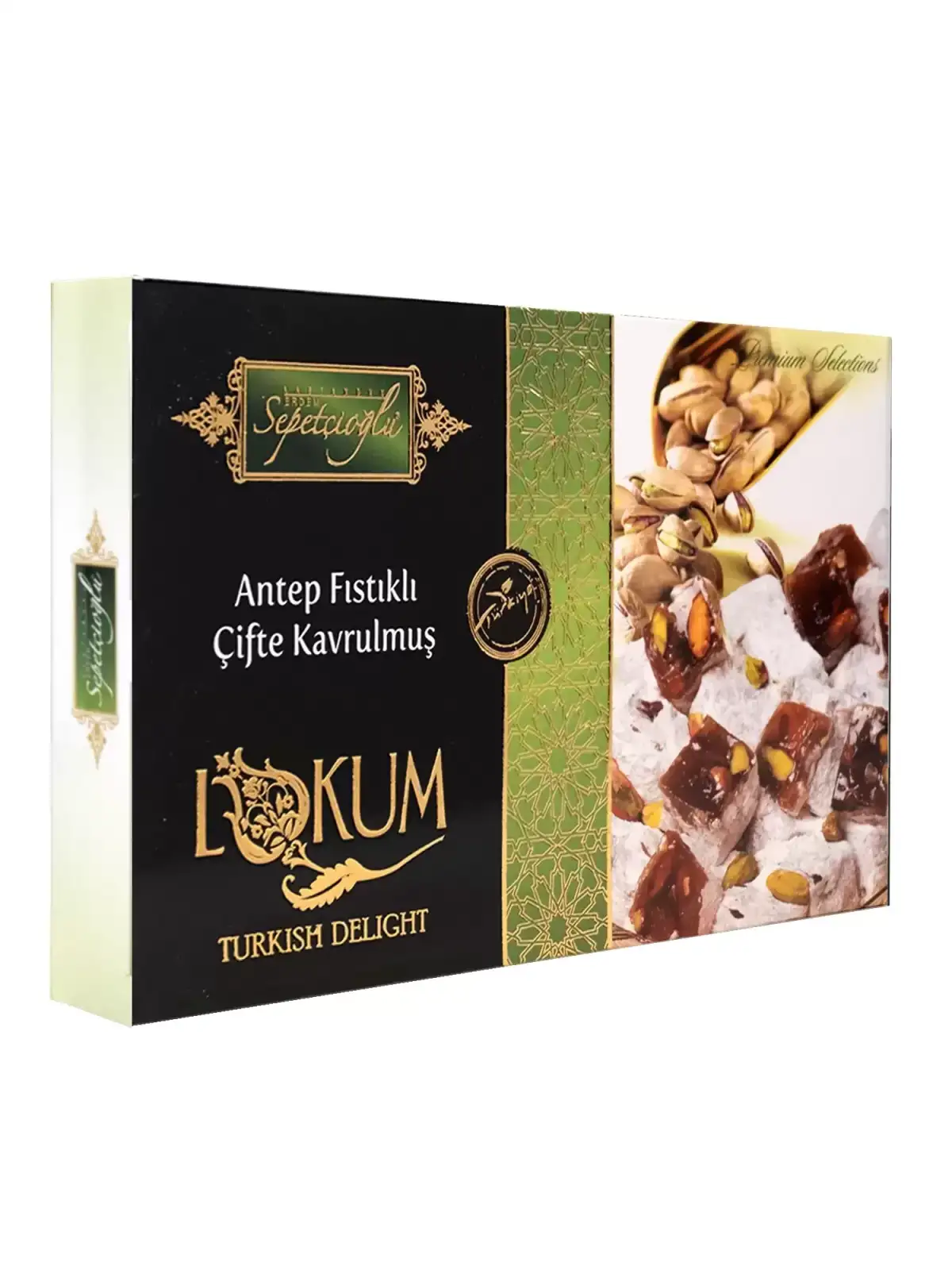 Antep Fıstıklı Çifte Kavrulmuş Lokum 300G