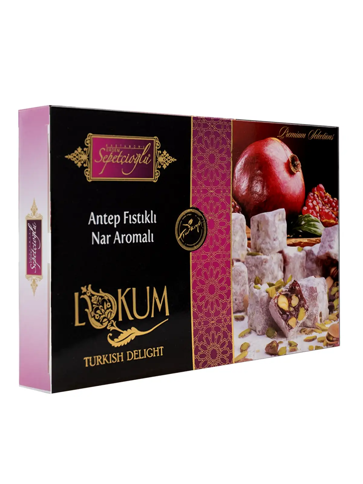 Antep Fıstıklı Nar Aromalı Lokum 300G